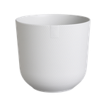 jazz round 35cm silky white